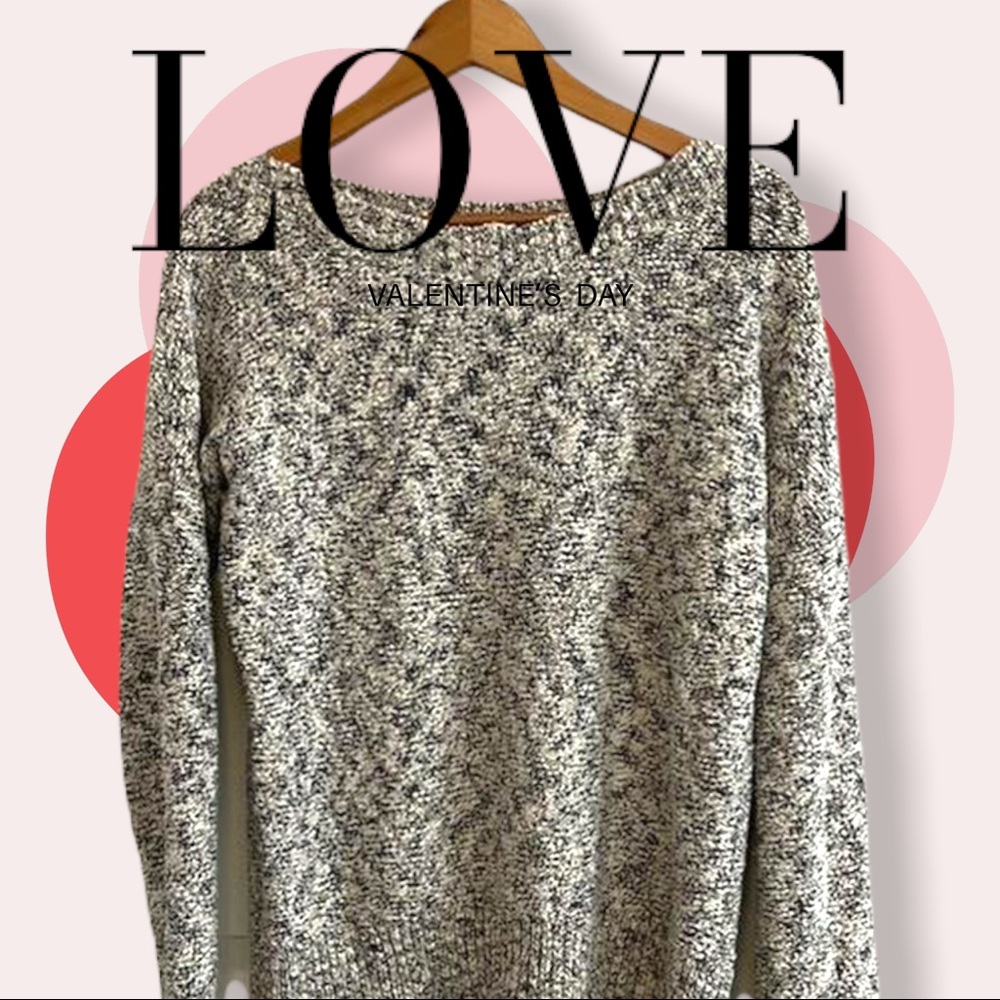 Theory knit multi woven sweater- small petite but also fits small… loose fit